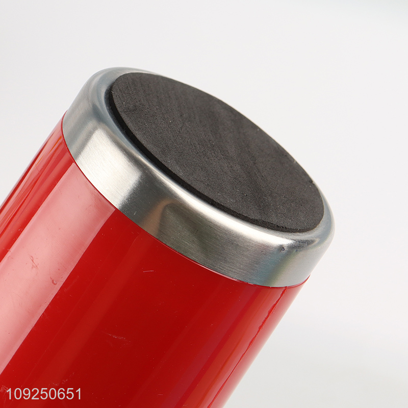 Factory Price Customized Logo Single Wall Stainless Steel Travel Mug with Handle