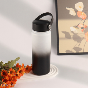 High Quality 550ml Stainless Steel Vacuum Insulated Water Bottle with Carry Handle