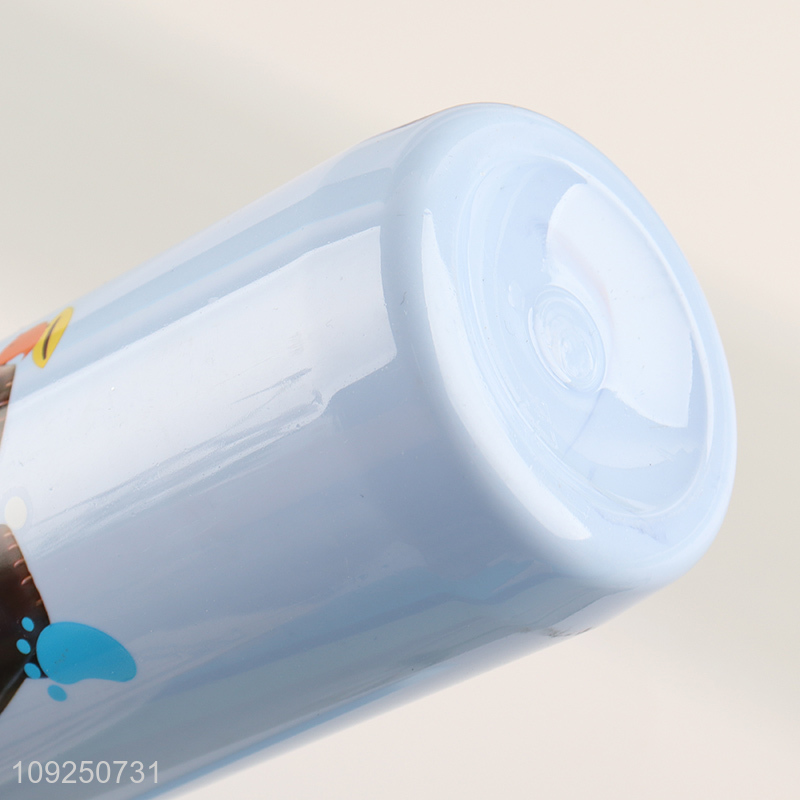 New Product Portable Leak Proof Plastic Water Bottle with Straw and Rope Handle