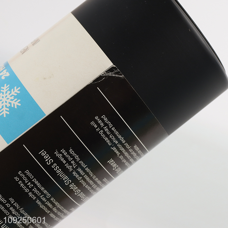 New Arrival Large Mouth Double Wall Stainless Steel Vacuum Insulated Water Bottle