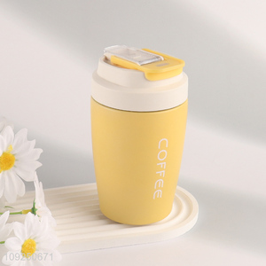 Factory Supply Coffee Tumbler Stainless Steel Insulated Travel Mug with Straw