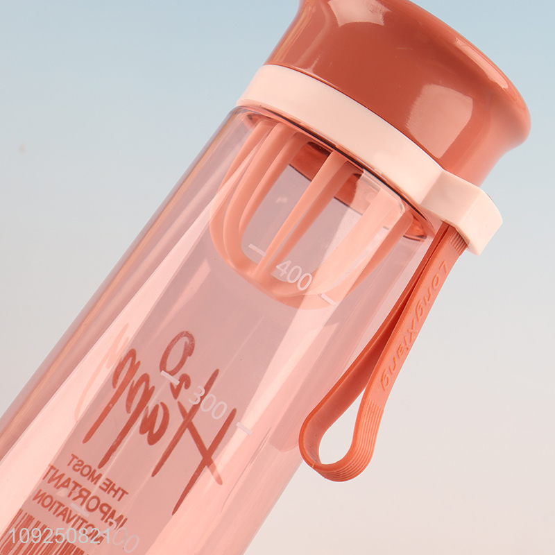 New Product Portable Plastic Water Bottle Fruit Infuser Bottles Summer Juice Bottle