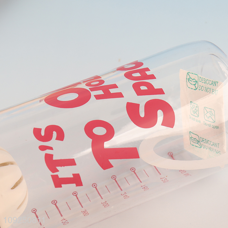 High Quality Plastic Water Bottle Tea Fruit Infuser Water Bottle with Handle