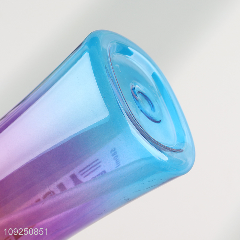 Factory Supply Plastic Water Bottle Plastic Sports Water Bottle with Handle & Straw