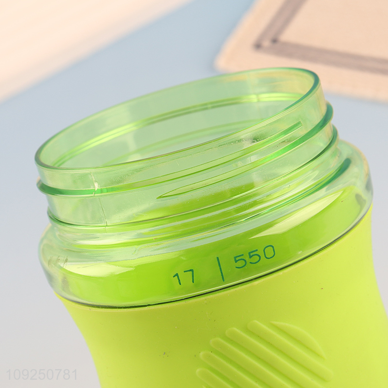 New Arrival 550ml Portable Plastic Shaker Bottle for Protein Shakes and Pre Workout