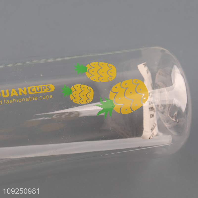 Hot Selling Portable Leak Proof Plastic Water Bottle with Flip Straw & Handle