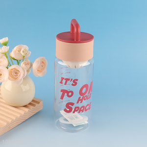 High Quality Plastic Water Bottle Tea Fruit Infuser Water Bottle with Handle