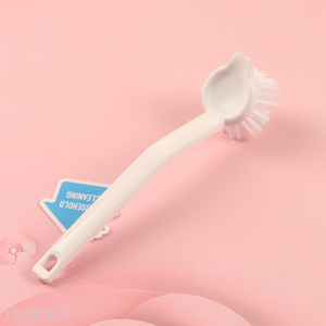 Good selling long handle home kitchen pot brush dish cleaning brush
