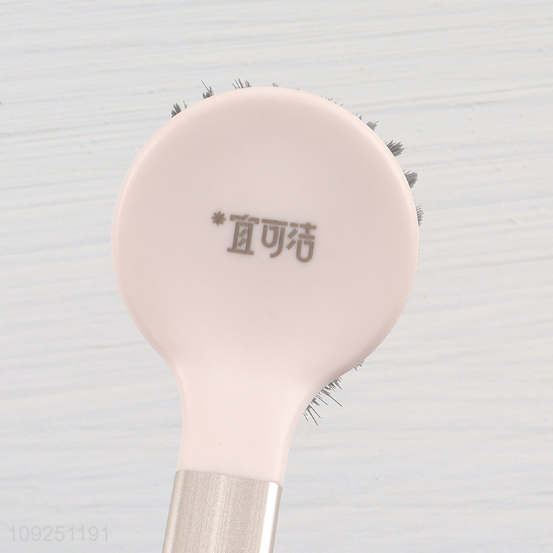 Factory price long handle household kitchen pot brush dish brush for sale