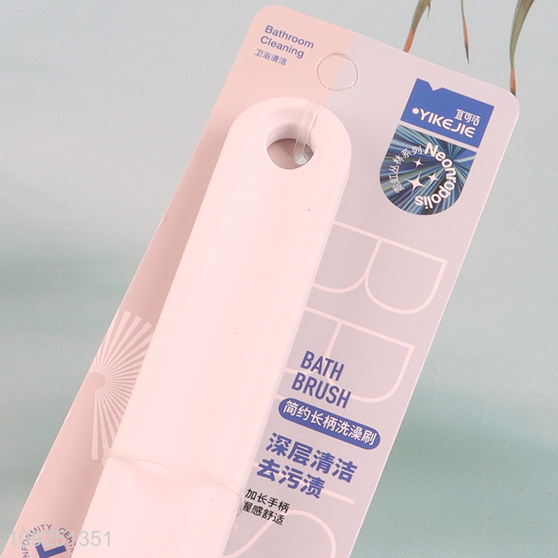 Top selling long handle reusable bath brush shower bath wholesale