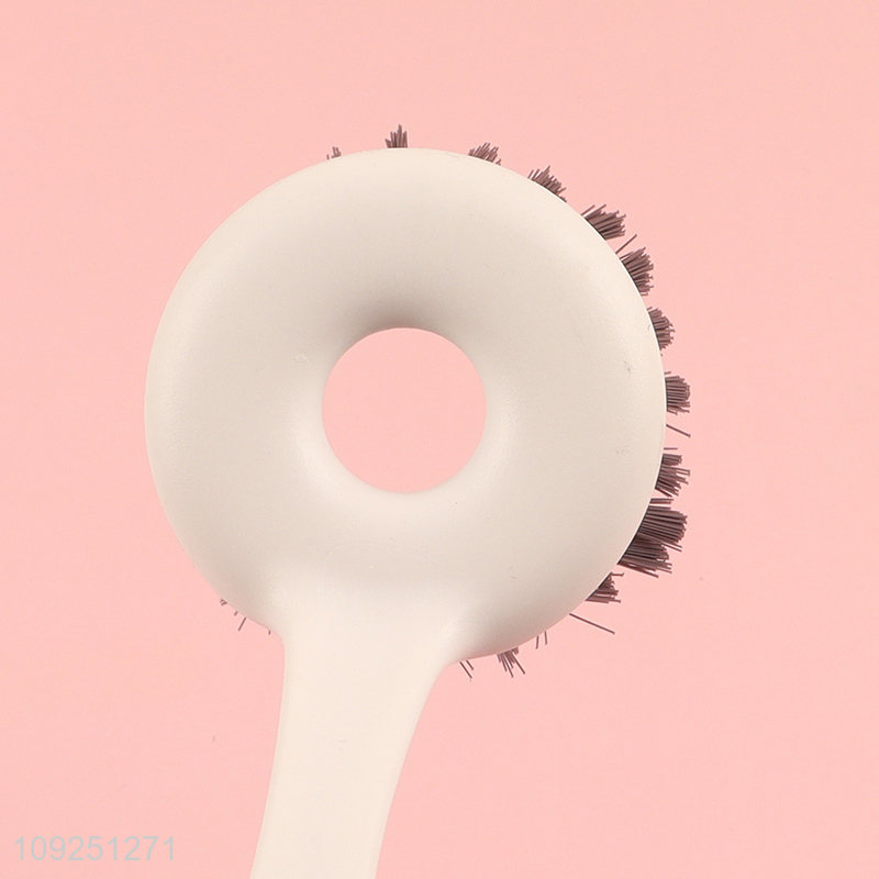 Latest products round home kitchen pot brush dish cleaning brush with long handle