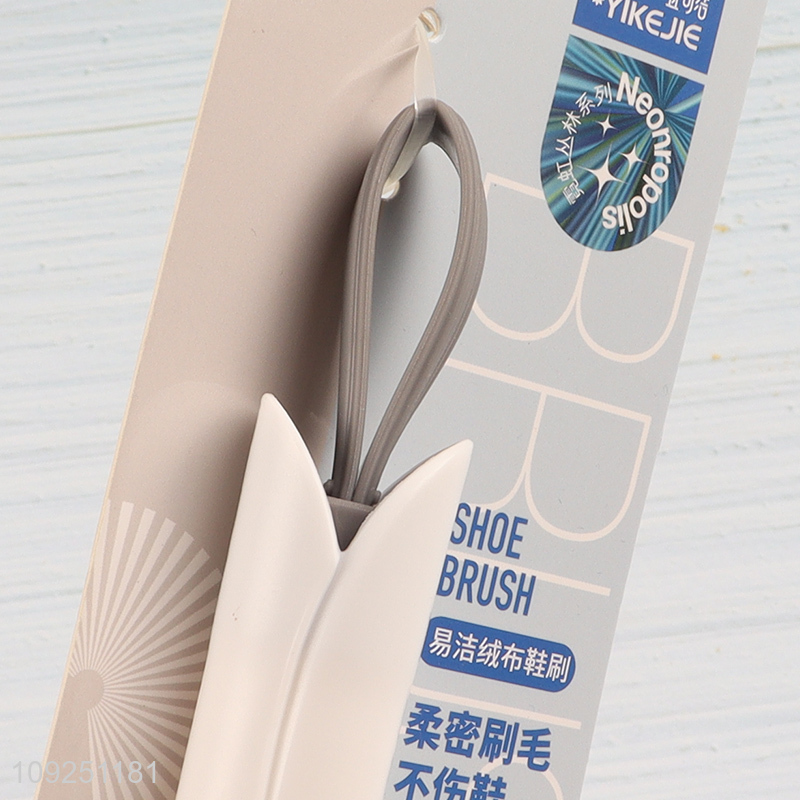 Popular products double-sided easy cleaning shoe brush sneaker brush cleaning brush