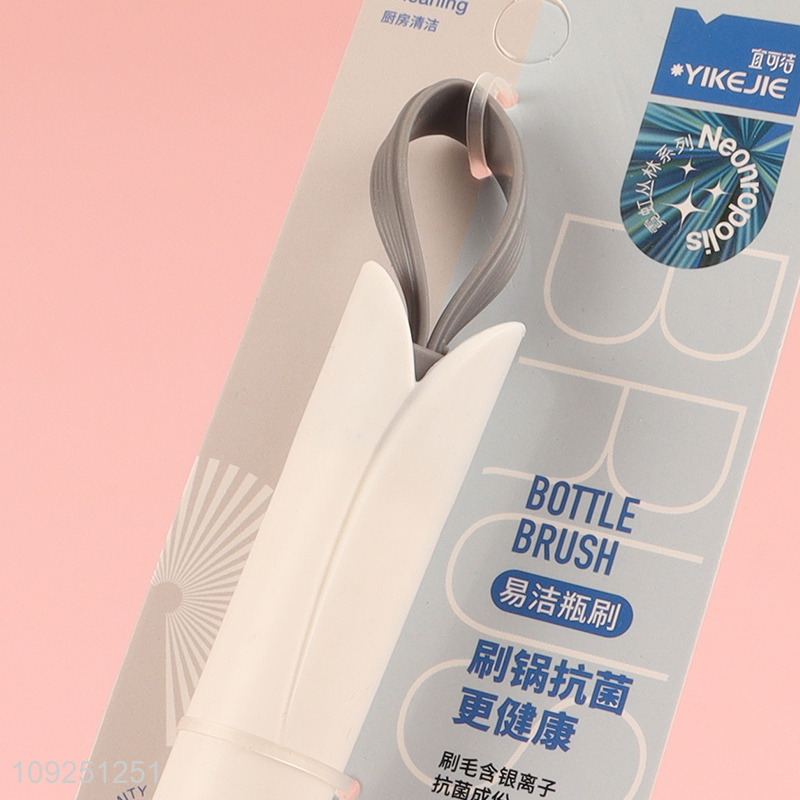 Yiwu market home kitchen easy cleaning long handle cup brush bottle brush