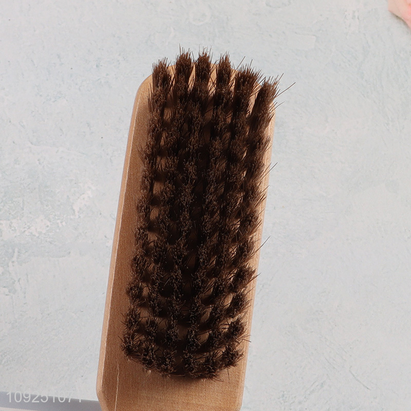 Top products long handle pet bristle shoe brush sneaker brush for sale