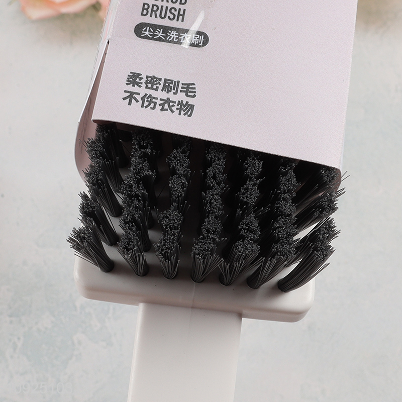 Yiwu market household scrubbing brush clothes washing brush cleaning brush with handle