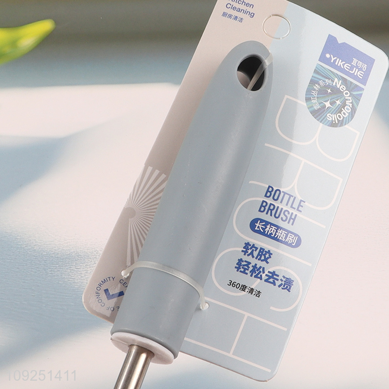 Top selling reusable long handle cup brush bottle brush wholesale