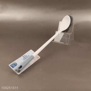 China wholesale bathroom accessories toilet brush cleaning brush with long handle