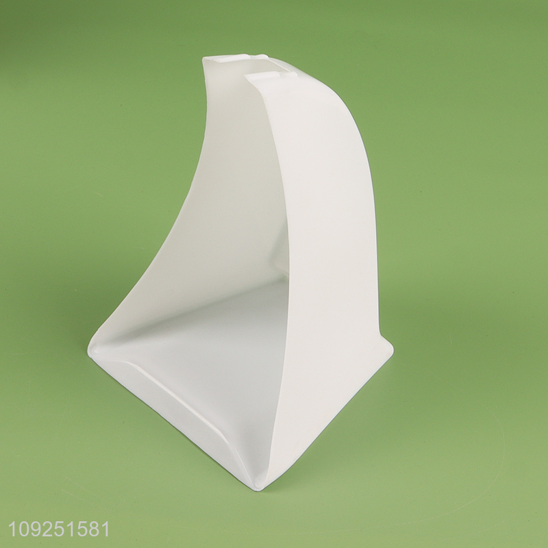 Top quality bathroom accessories white toilet brush cleaning brush with holder