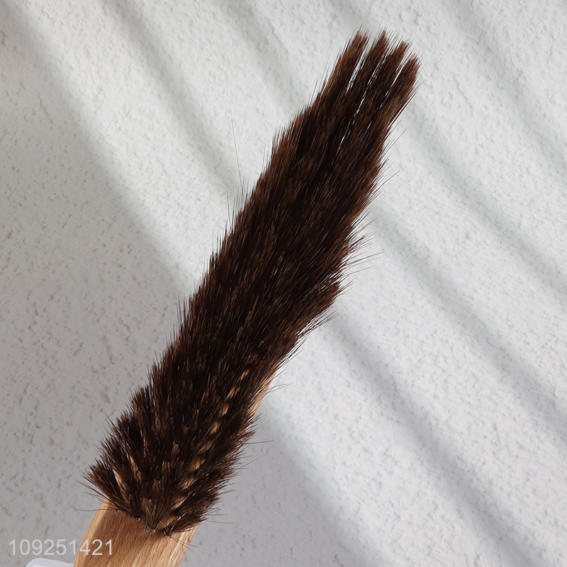 Low price wooden handle household bed brush dust cleaning brush for sale