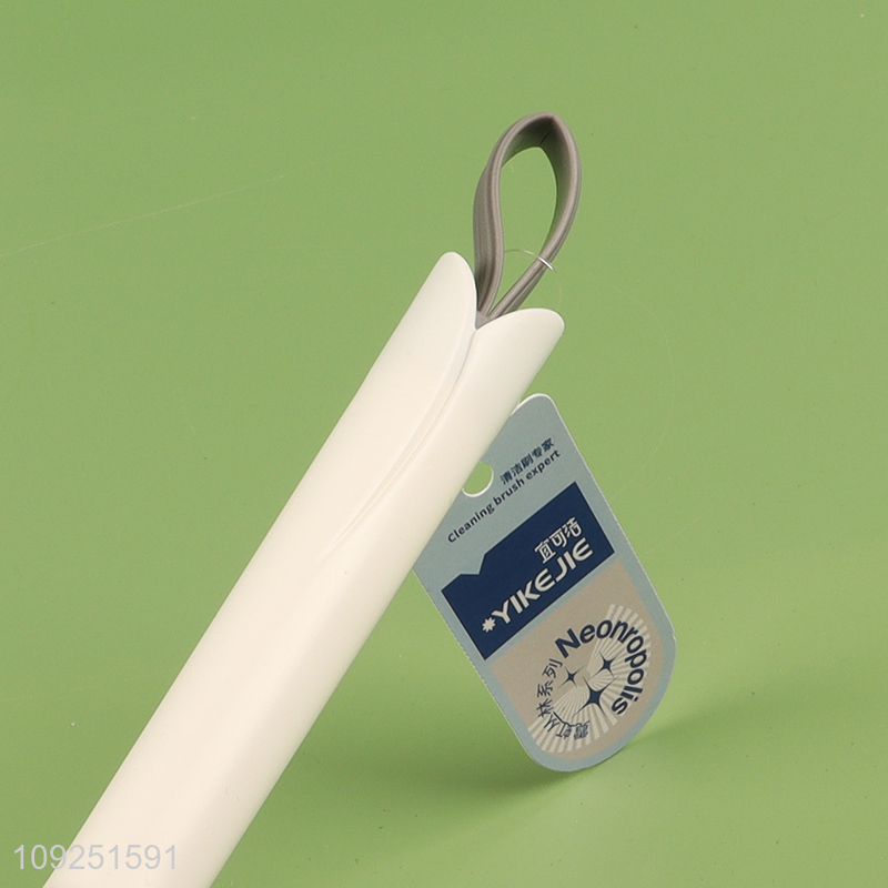 Good selling home long handle bathroom toilet brush cleaning brush with holder