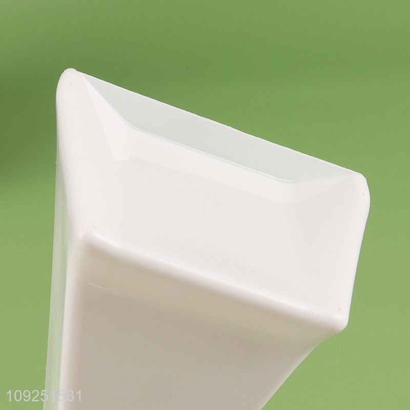 Top quality bathroom accessories white toilet brush cleaning brush with holder