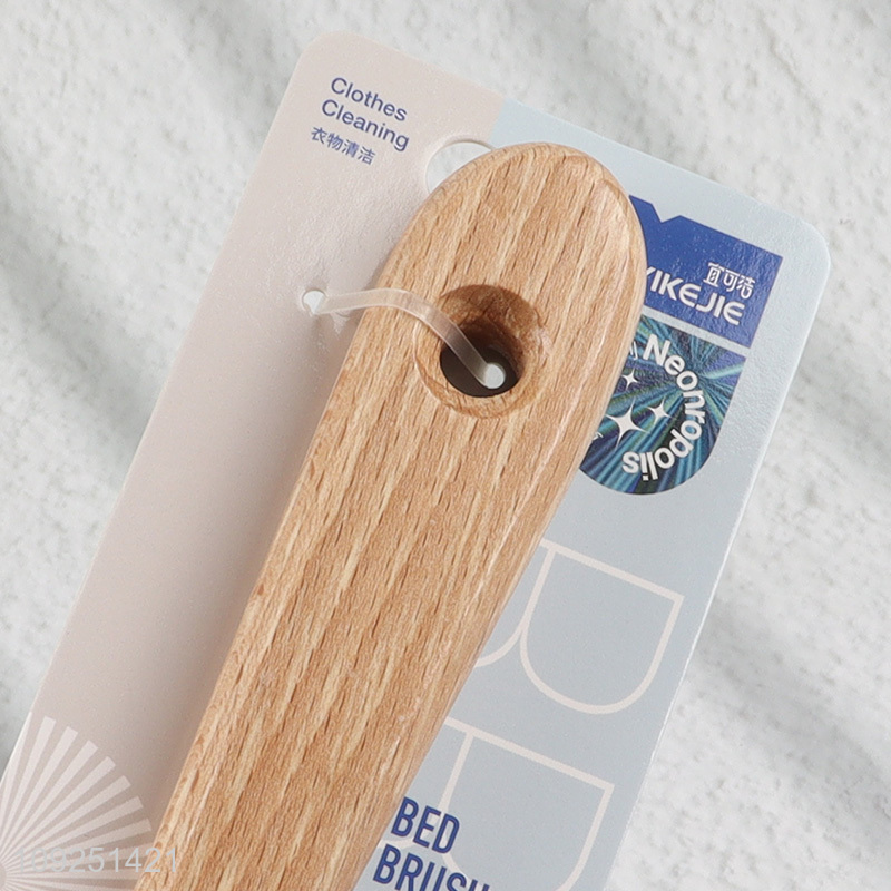 Low price wooden handle household bed brush dust cleaning brush for sale