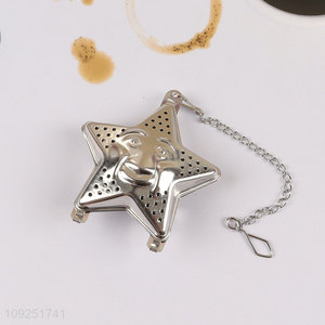 Factory price star shape stainless steel tea infuser tea filter tea strainer