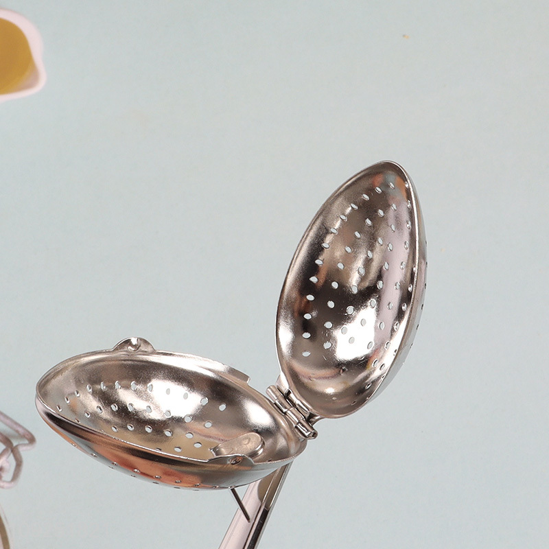 China wholesale leave shape stainless steel tea infuser tea filter tea strainer