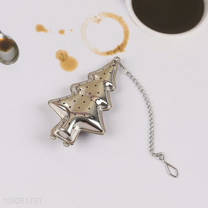 Hot items christmas tree shape stainless steel tea infuser tea filter for sale