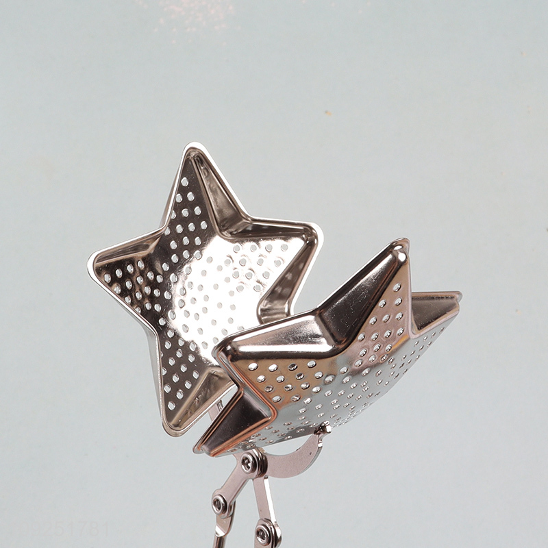 Most popular star shape stainless steel tea infuser tea filter tea strainer