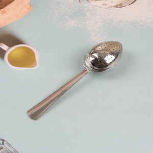 China wholesale leave shape stainless steel tea infuser tea filter tea strainer