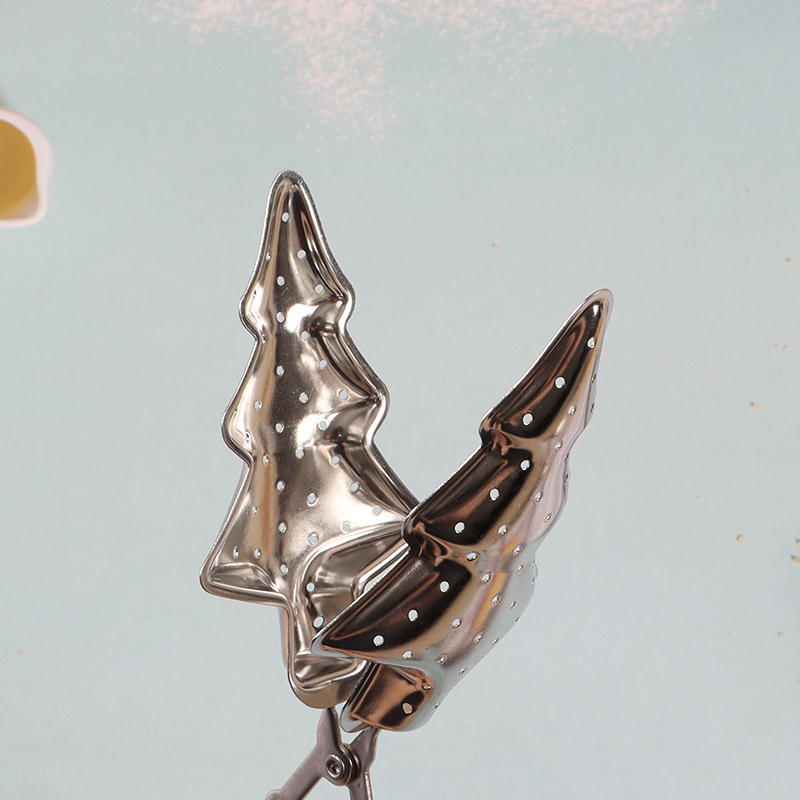 China supplier christmas tree shape stainless steel tea infuser tea filter