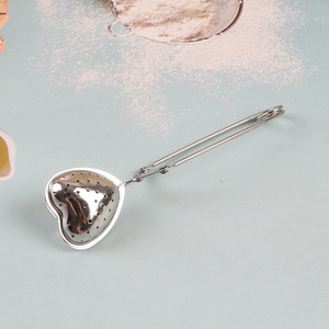 Best quality heart shape stainless steel tea infuser tea filter for sale