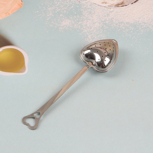 Factory supply heart shape stainless steel tea infuser tea filter for kitchen