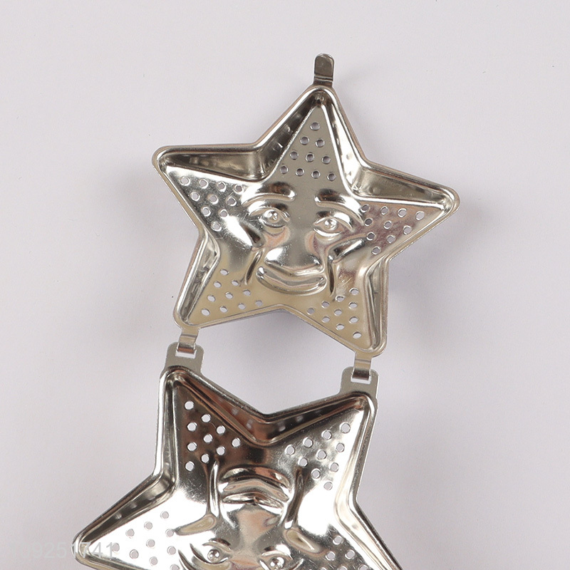 Factory price star shape stainless steel tea infuser tea filter tea strainer