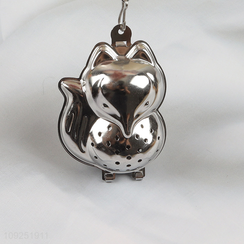 China factory fox shape stainless steel tea infuser tea filter for sale