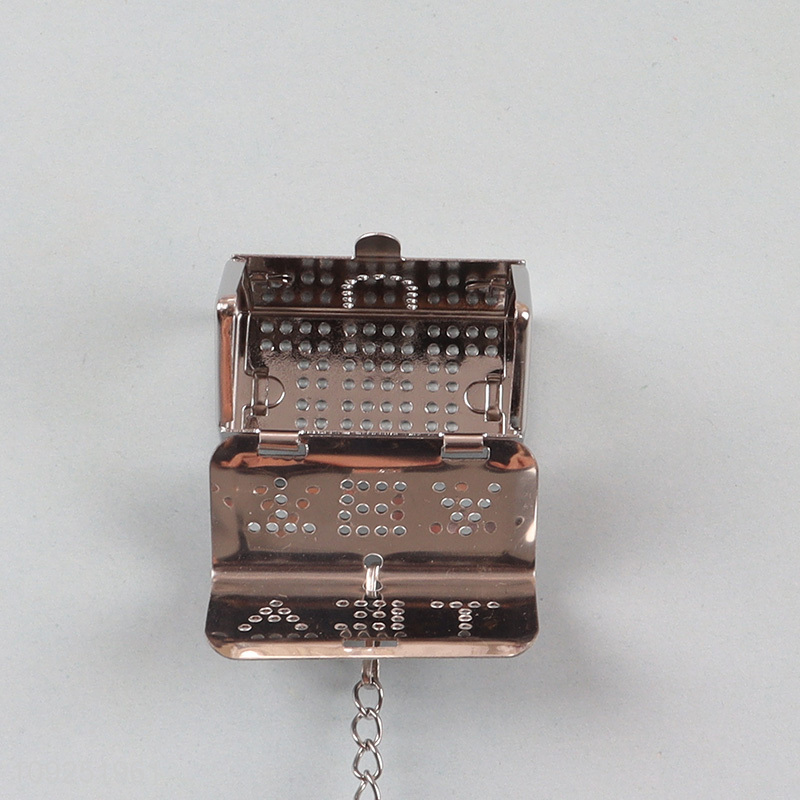 Factory price mini house shape stainless steel tea infuser tea filter for sale