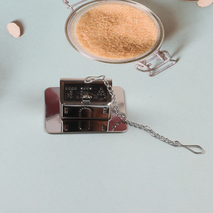 Factory price mini house shape stainless steel tea infuser tea filter for sale