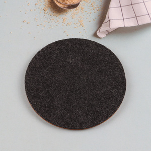 Top selling round anti-slip waterproof cup mat cup coaster wholesale