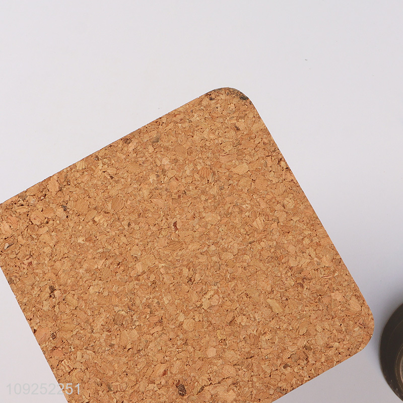 New arrival waterproof cork tabletop anti-slip cup mat cup coaster for sale