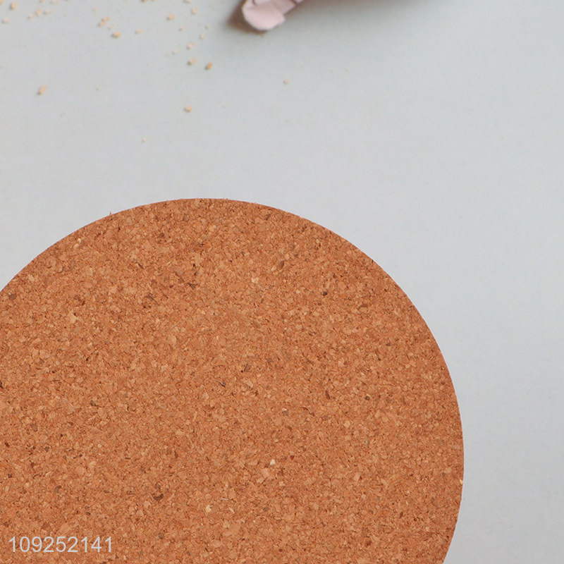 China supplier round cork cup mat cup coaster tabletop mat for sale
