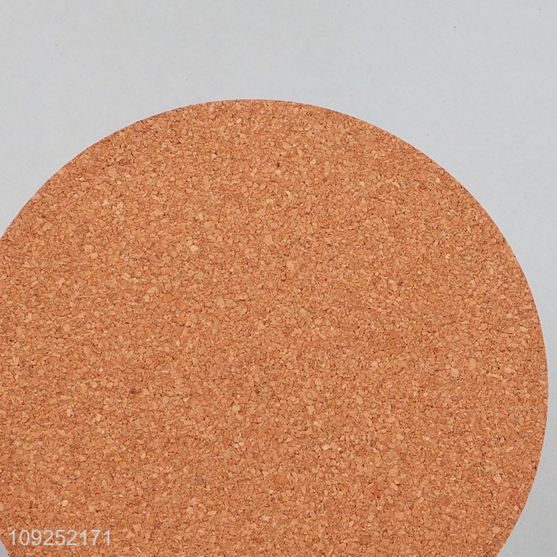 Hot products round waterproof anti-slip cork cup mat cup coaster