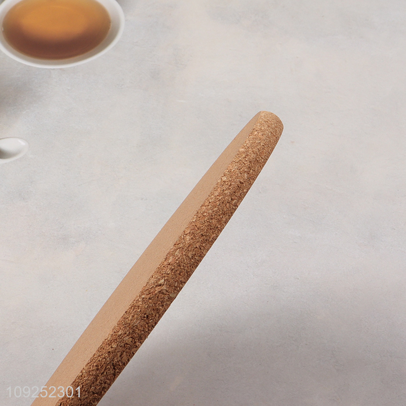 Good price round cork waterproof cup mat cup coaster for tabletop