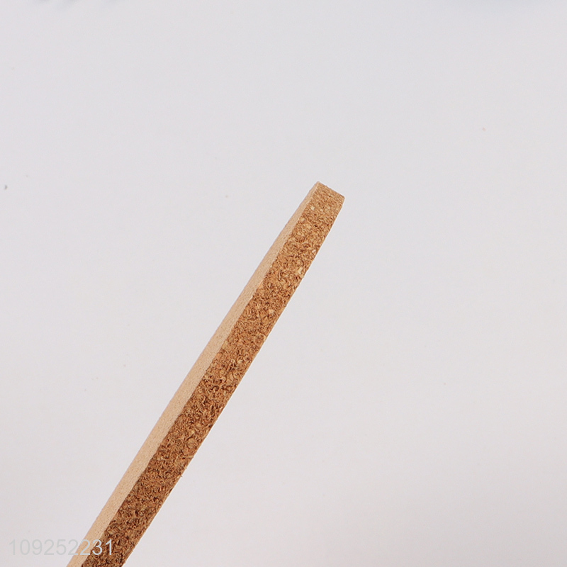 Good quality natural color round cork cup mat cup coaster for sale