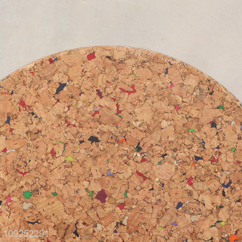 Low price round anti-slip waterproof cork cup mat cup coaster for sale