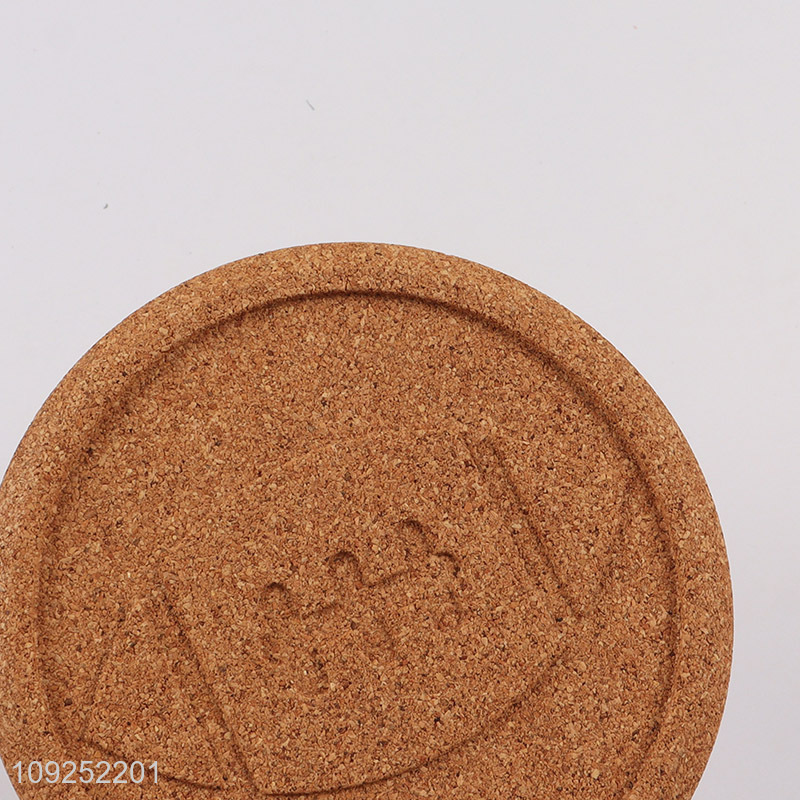 China factory round waterproof anti-slip tabletop cup mat cup coaster