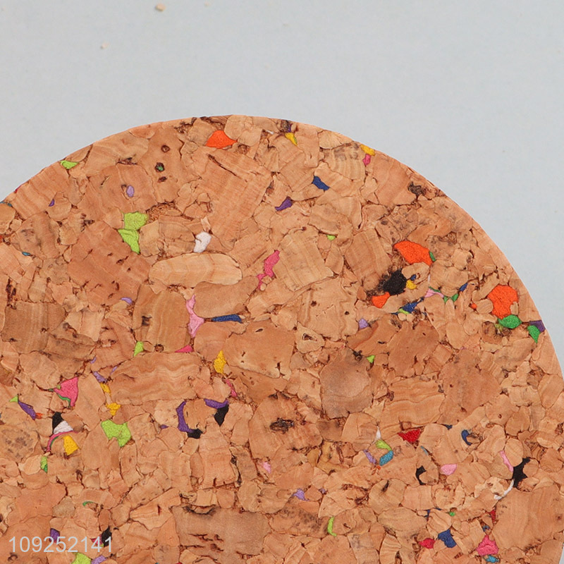 China supplier round cork cup mat cup coaster tabletop mat for sale