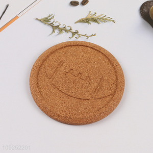 China factory round waterproof anti-slip tabletop cup mat cup coaster