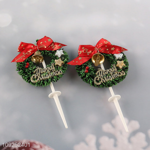 Yiwu market Christmas cake decoration cake topper for sale