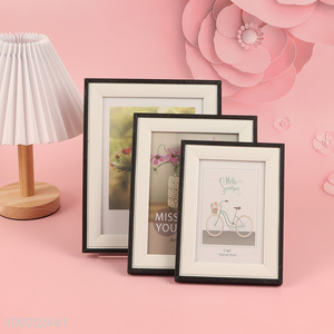 Best selling tabletop decor rectangle mdf photo frame picture frame wholesale